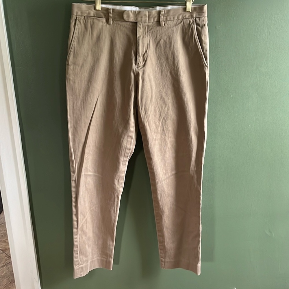J. Crew Bowery Stretch - 33”W 32”L - khaki Pants
